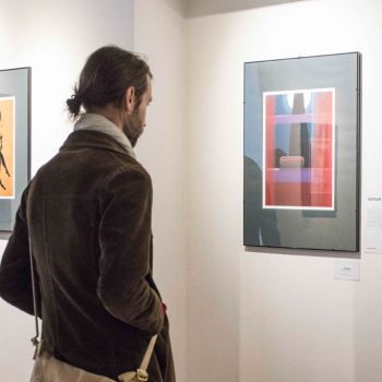 Inaugurazione della mostra Drawjob allo Studio d'arte Andromeda di Trento