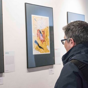 Inaugurazione della mostra Drawjob allo Studio d'arte Andromeda di Trento