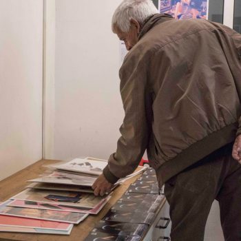 Inaugurazione della mostra Drawjob allo Studio d'arte Andromeda di Trento