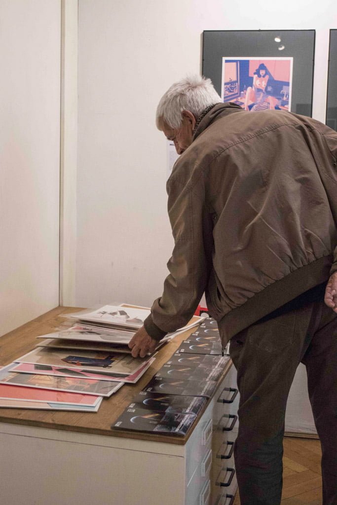 Inaugurazione della mostra Drawjob allo Studio d'arte Andromeda di Trento