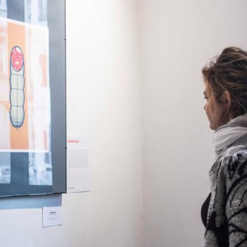 Inaugurazione della mostra Drawjob allo Studio d'arte Andromeda di Trento