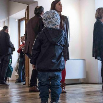 Inaugurazione della mostra Drawjob allo Studio d'arte Andromeda di Trento
