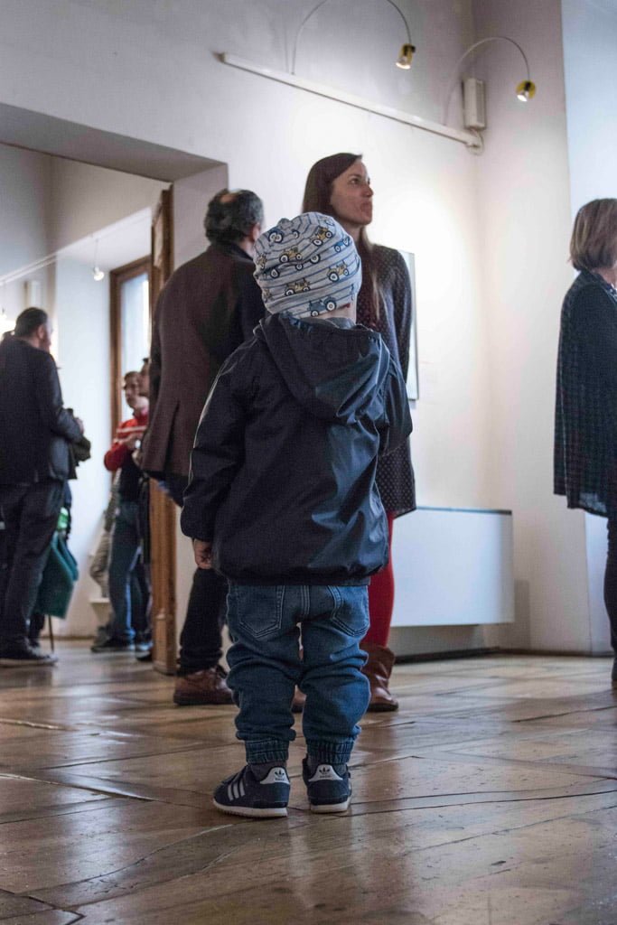 Inaugurazione della mostra Drawjob allo Studio d'arte Andromeda di Trento