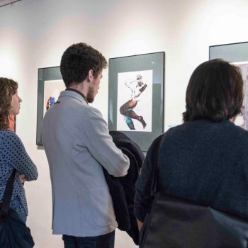 Inaugurazione della mostra Drawjob allo Studio d'arte Andromeda di Trento
