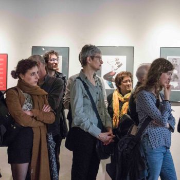 Inaugurazione della mostra Drawjob allo Studio d'arte Andromeda di Trento