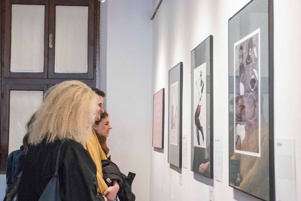 Inaugurazione della mostra Drawjob allo Studio d'arte Andromeda di Trento