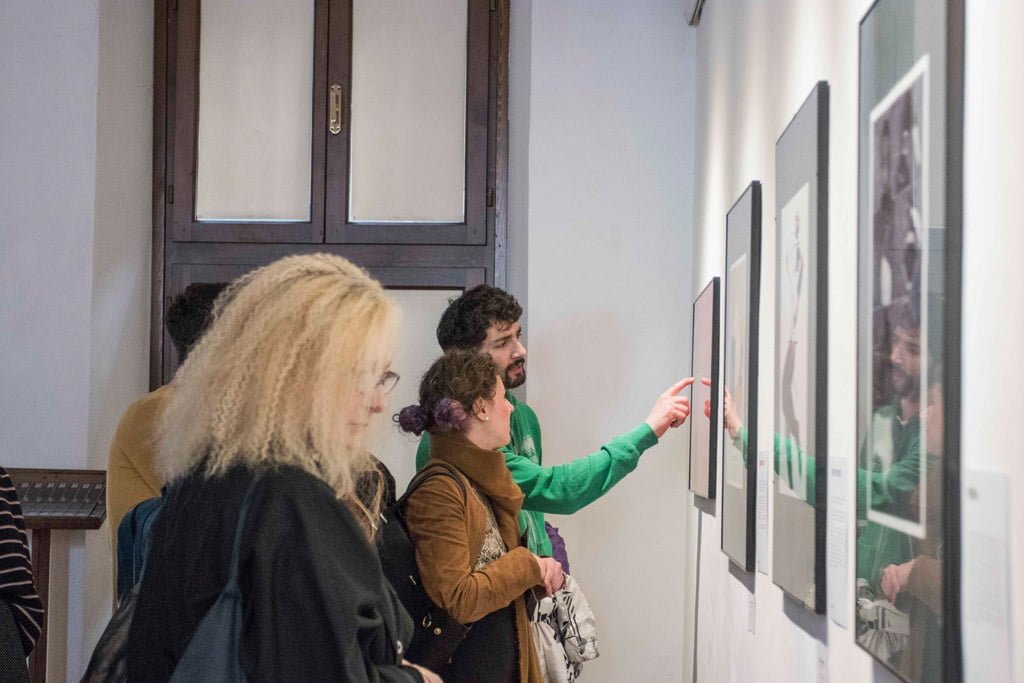 Inaugurazione della mostra Drawjob allo Studio d'arte Andromeda di Trento