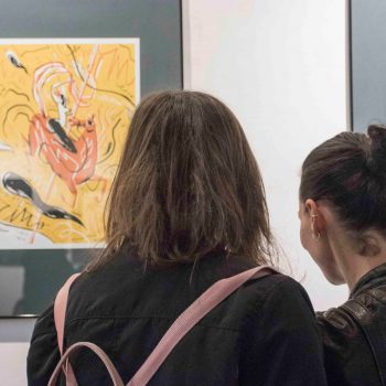 Inaugurazione della mostra Drawjob allo Studio d'arte Andromeda di Trento