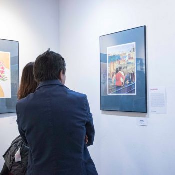 Inaugurazione della mostra Drawjob allo Studio d'arte Andromeda di Trento