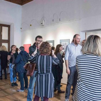 Inaugurazione della mostra Drawjob allo Studio d'arte Andromeda di Trento