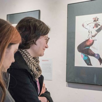 Inaugurazione della mostra Drawjob allo Studio d'arte Andromeda di Trento