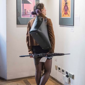 Inaugurazione della mostra Drawjob allo Studio d'arte Andromeda di Trento