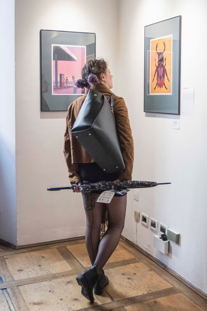 Inaugurazione della mostra Drawjob allo Studio d'arte Andromeda di Trento