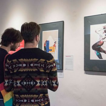 Inaugurazione della mostra Drawjob allo Studio d'arte Andromeda di Trento