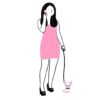 girl-dog-agathe-sorlet-artwork Illustrazione di Agathe Sorlet