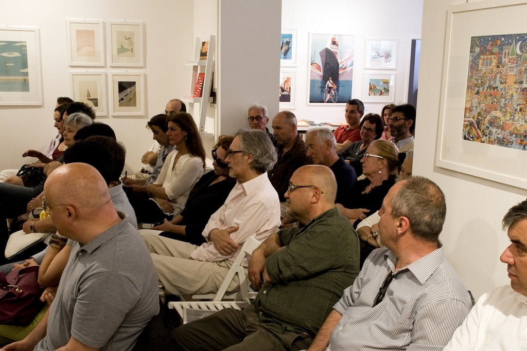 Il pubblico presente alla premiazione dell'ottava edizione del concorso di poesia