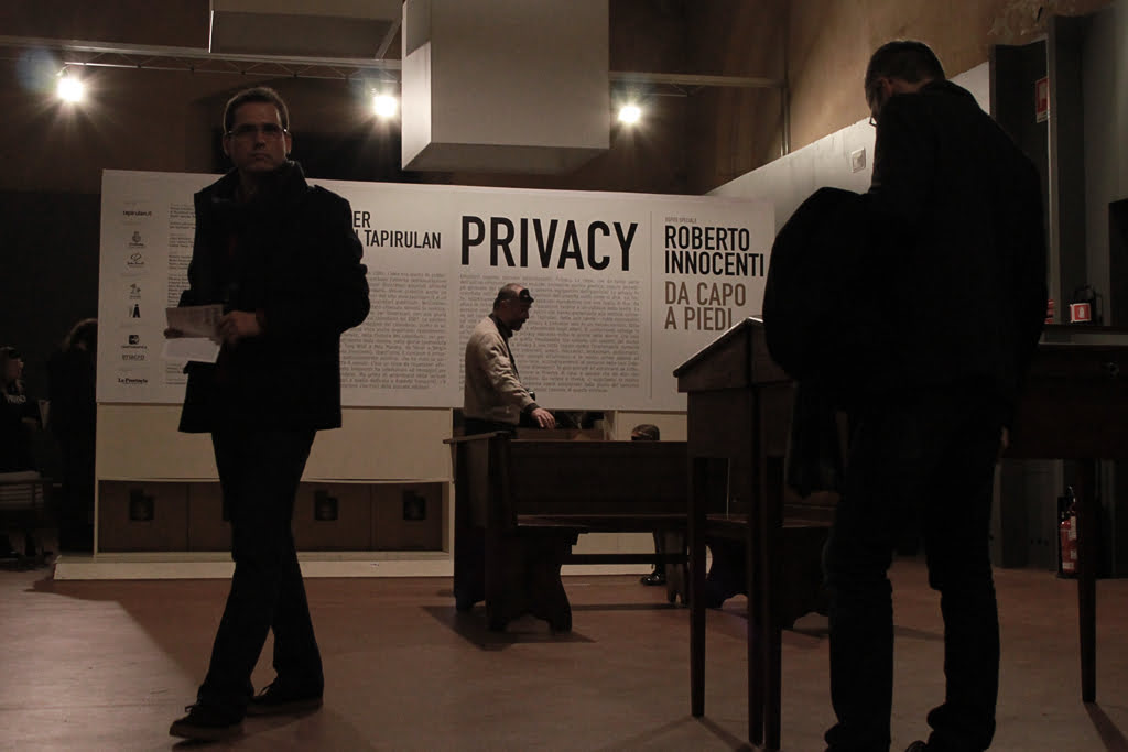 Inaugurazione mostra Privacy e Da capo a piedi di Roberto Innocenti