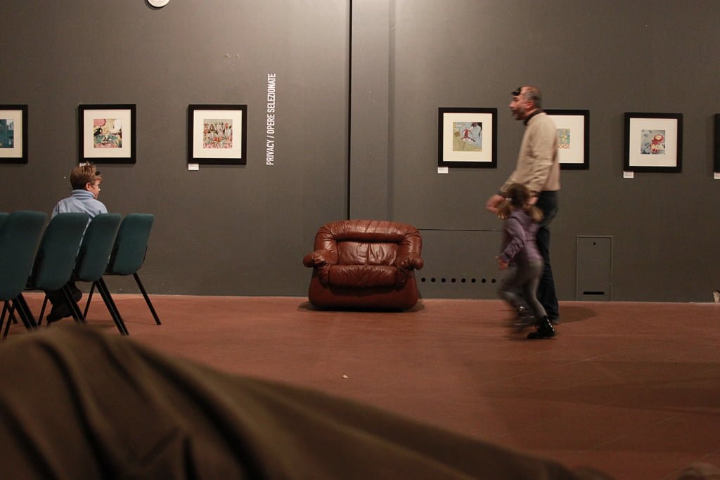 Inaugurazione mostra Privacy e Da capo a piedi di Roberto Innocenti
