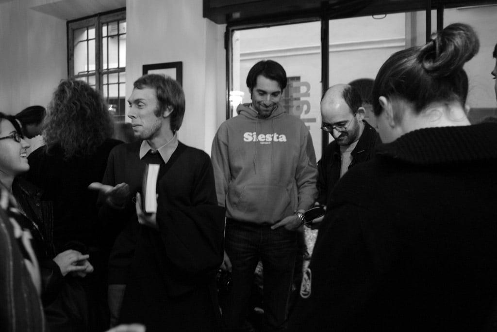Inaugurazione Siesta ed Elogio della pigrizia di Guido Scarabottolo
