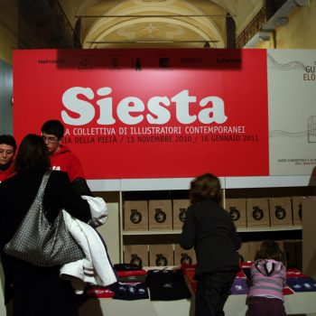 Inaugurazione Siesta ed Elogio della pigrizia di Guido Scarabottolo