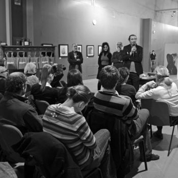 Inaugurazione Siesta ed Elogio della pigrizia di Guido Scarabottolo