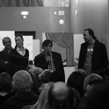 Inaugurazione Siesta ed Elogio della pigrizia di Guido Scarabottolo