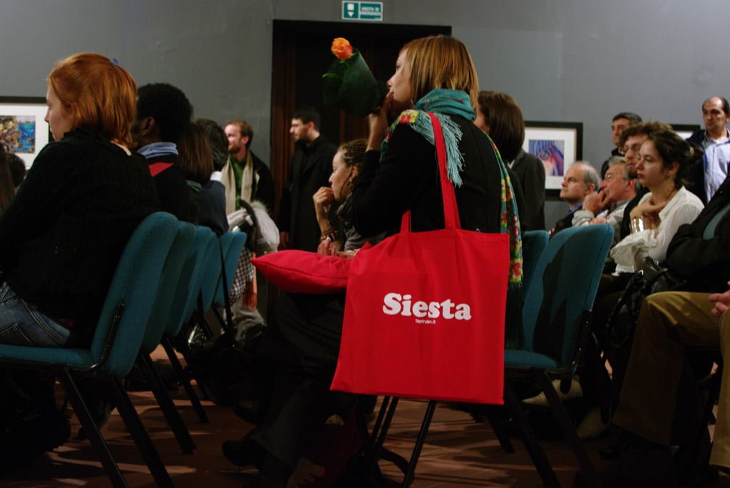 Inaugurazione Siesta ed Elogio della pigrizia di Guido Scarabottolo