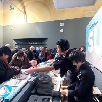 Inaugurazione mostra Super con Bruno Bozzetto