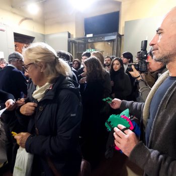 Inaugurazione mostra Super con Bruno Bozzetto