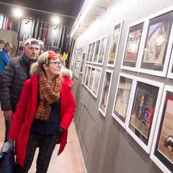 Inaugurazione mostra Super con Bruno Bozzetto