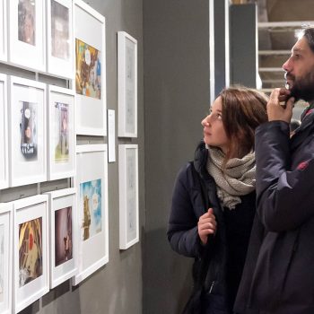 Inaugurazione mostra Super con Bruno Bozzetto