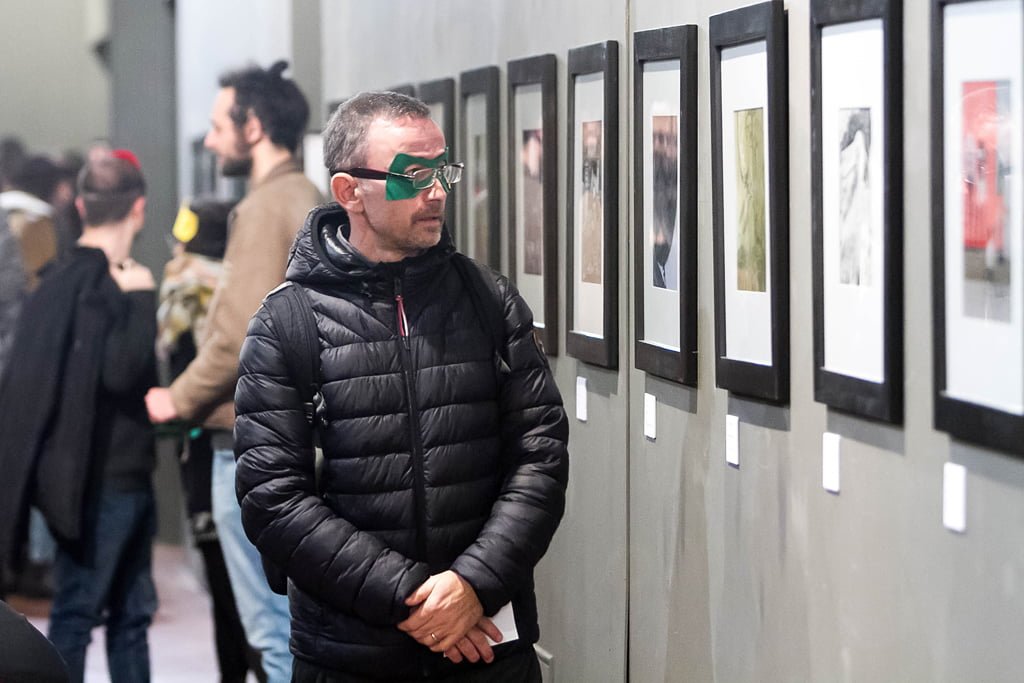 Inaugurazione mostra Super con Bruno Bozzetto