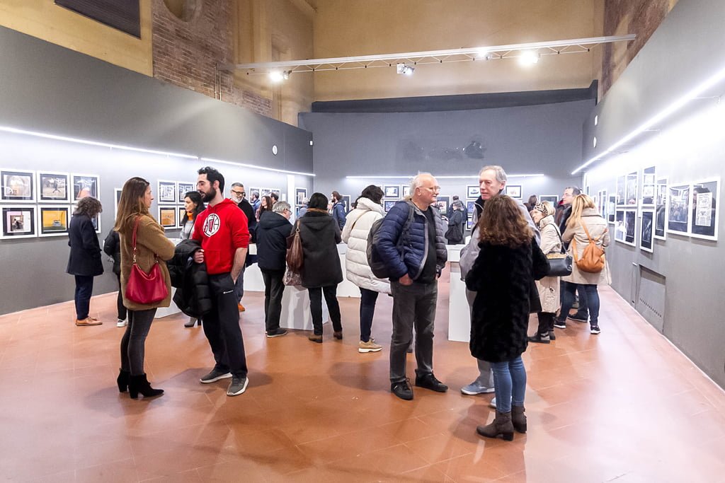 Inaugurazione mostra Super con Bruno Bozzetto