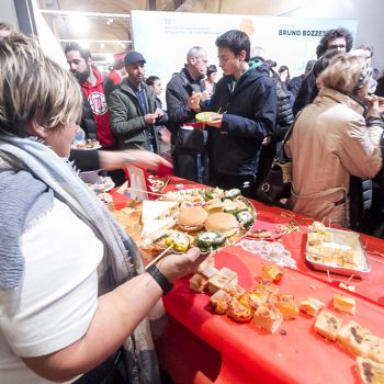 Inaugurazione mostra Super con Bruno Bozzetto
