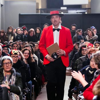 Inaugurazione mostra Super con Bruno Bozzetto