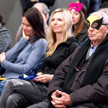 Inaugurazione mostra Super con Bruno Bozzetto