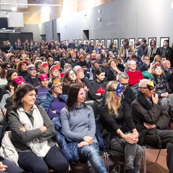 Inaugurazione mostra Super con Bruno Bozzetto