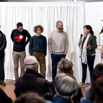 Inaugurazione mostra Super con Bruno Bozzetto