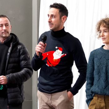 Inaugurazione mostra Super con Bruno Bozzetto