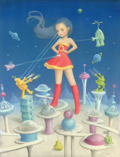 The girl from outer space