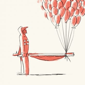 Donations - Illustrazione di Riccardo Guasco (Stay at home)