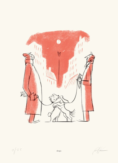Dogs - Illustrazione di Riccardo Guasco (Stay at home)