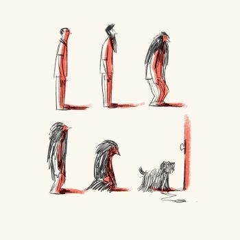 beauty routine - Illustrazione di Riccardo Guasco (Stay at home)