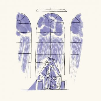 Retirement home - Illustrazione di Riccardo Guasco (Stay at home)