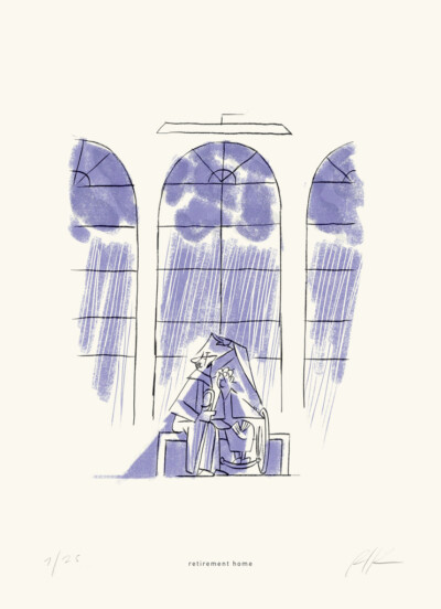 Retirement home - Illustrazione di Riccardo Guasco (Stay at home) Retirement home - Illustrazione di Riccardo Guasco (Stay at home)