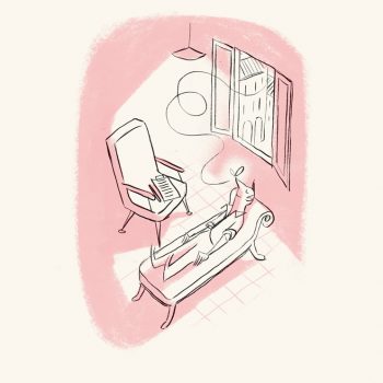 Psycology - Illustrazione di Riccardo Guasco (Stay at home)
