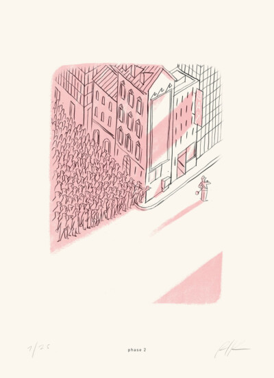 Phase 2 - Illustrazione di Riccardo Guasco (Stay at home)