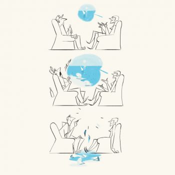 Holiday - Illustrazione di Riccardo Guasco (Stay at home)