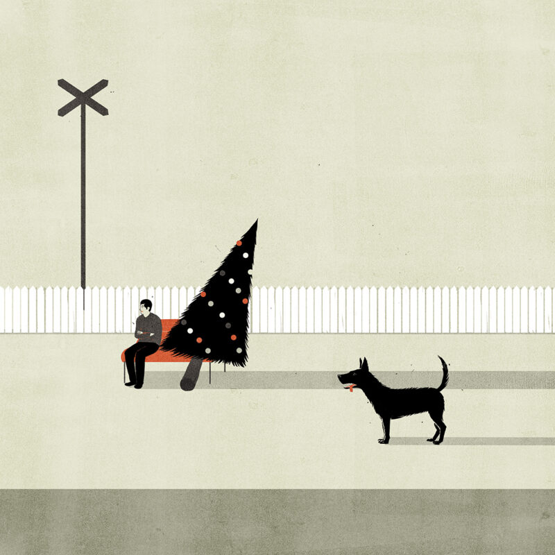 our-life-on-train Illustrazione di Shout (Alessandro Gottardo)