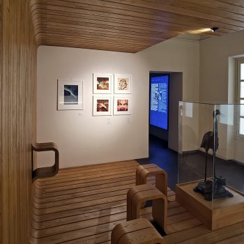 Allestimento della mostra Twist di Davide Bonazzi al Museo Garda di Ivrea